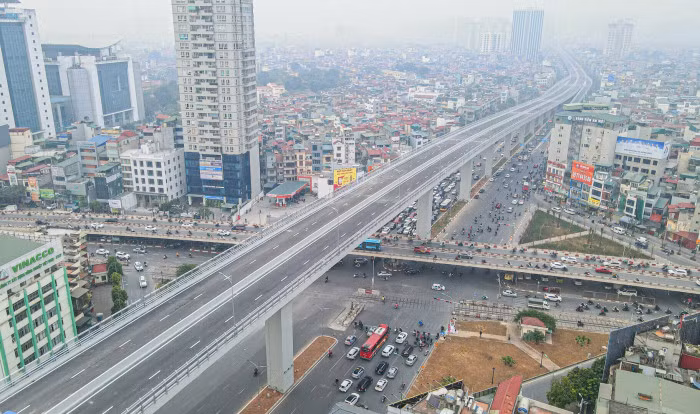 Hà Nội chính thức thông xe đường Vành đai 2 Ha Noi chinh thuc thong xe duong Vanh dai 2