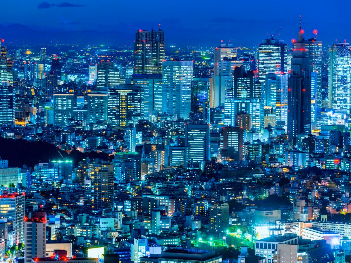 Giờ đây với những tòa nhà cao tầng chọc trời, Tokyo đã đi một chặng đường dài kể từ xuất phát điểm khiêm tốn là một ngôi làng ven biển. Ảnh BI