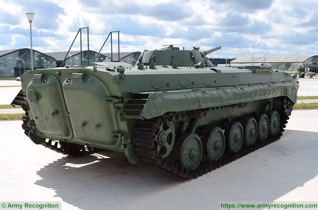 Hỏa lực của BMP-1 khá mạnh với pháo nòng trơn 73 mm 2A28 (cơ số đạn 40 viên) và bệ phóng 9S428 cho tên lửa chống tăng 9M14 Malyutka (cơ số 5 quả) cùng 1 khẩu súng máy đồng trục 7,62 mm PKT (cơ số đạn 2.000 viên).