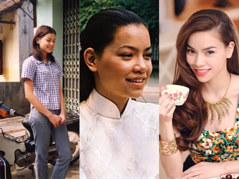 Trong phim "Hoa cỏ may", Hồ Ngọc Hà đóng vai Hương, cô gái có mái tóc vàng, cá tính mạnh mẽ. Sau thành công vang dội của "Hoa cỏ may", Hà Hồ vào Sài Gòn theo đuổi sự nghiệp người mẫu và bước chân vào lĩnh vực ca hát. Đến nay, cô được xem là một trong những chân dài đi hát thành công. Ảnh: VOV