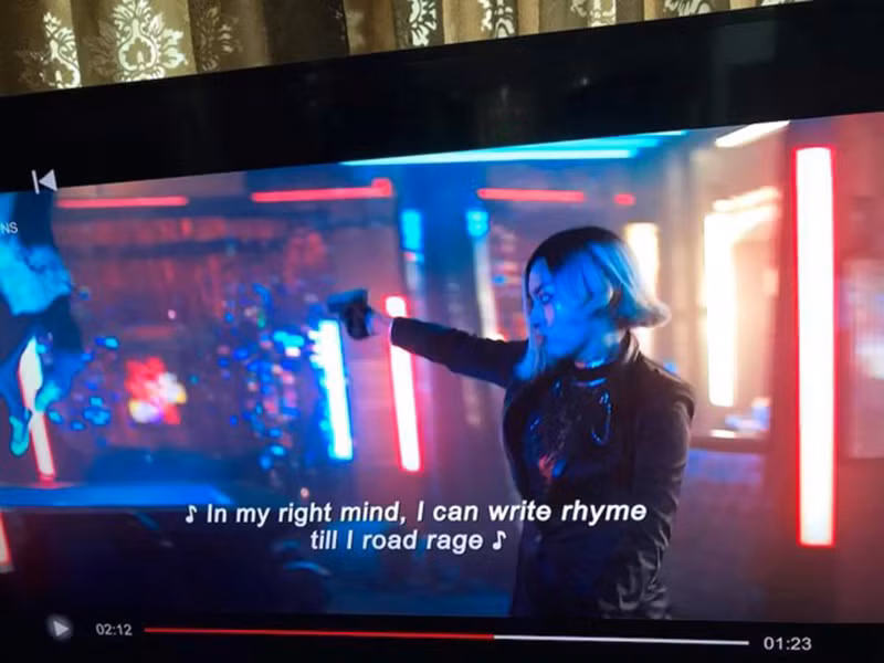 Một bộ phim Hollywood khác có sự tham gia của Ngô Thanh Vân là “Bright” năm 2017. Trong bộ phim này, đả nữ đóng vai một sát thủ. Để chuẩn bị kỹ lưỡng cho vai diễn của mình, Ngô Thanh Vân học bắn súng, tập võ và tập thể lực ở phòng gym. Ảnh: Thể thao văn hóa