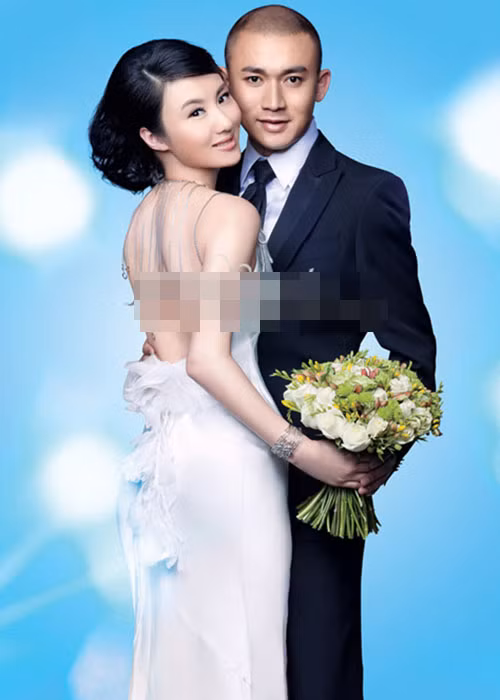 Sau đám cưới, Dương Quang chủ yếu ở nhà chăm lo gia đình, không tham gia nhiều dự án phim ảnh trong khi sự nghiệp của Nhiếp Viễn lên như diều gặp gió. Ảnh: Sina