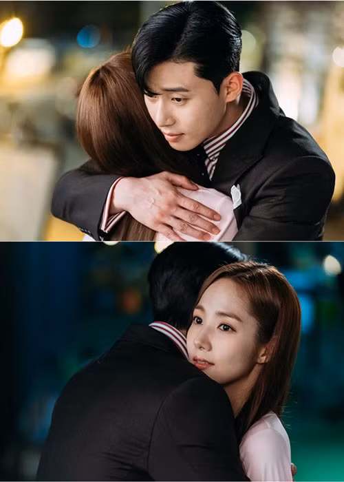 Park Seo Joon và Park Min Young đẹp đôi trên màn ảnh. Ảnh: TVN
