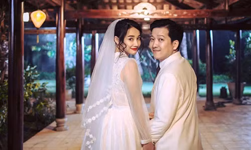 Trường Giang - Nhã Phương. Ảnh: Congly