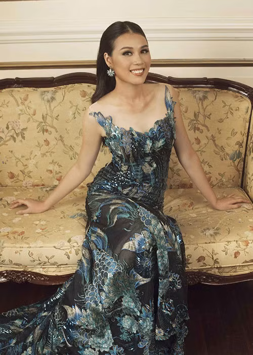 Người đẹp gốc Hải Phòng cũng từng lọt bán kết cuộc thi Hoa hậu Bản sắc Việt toàn cầu 2016.