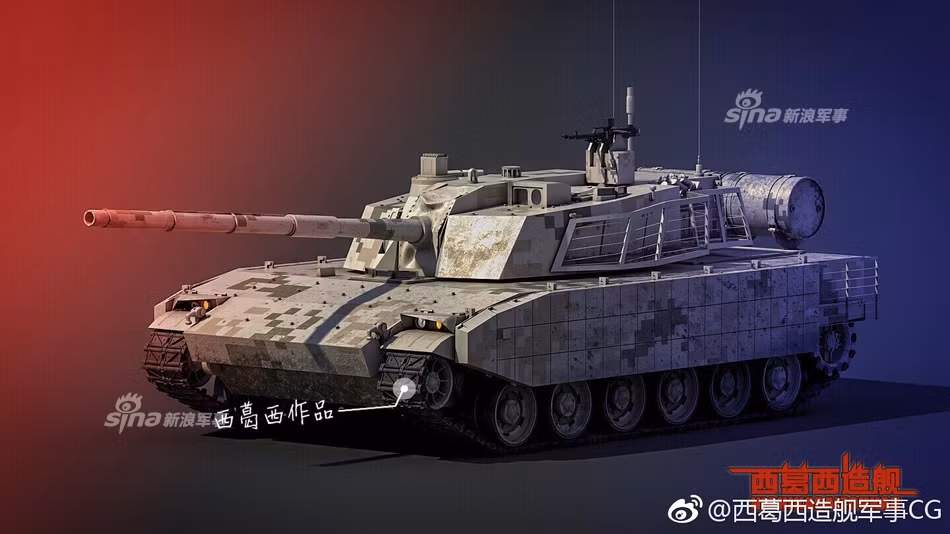Nhiều khả năng, xe tăng VT5 cũng sẽ được sản xuất như một phiên bản xuất khẩu dành cho thị trường quốc tế giống với xe tăng VT4 trước đây của nước này. Nguồn ảnh: Sina.