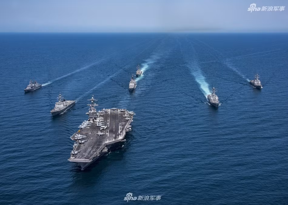 Ngoài ra còn có một số lượng lớn các lực lượng khu trục hạm và không quân hiện đang đóng quân trong lãnh thổ Hàn Quốc và Nhật Bản. Nguồn ảnh: Sina.