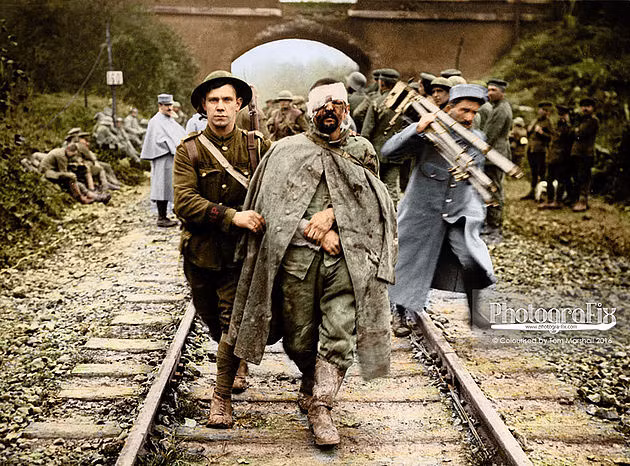 Diễn ra trong bốn tháng từ ngày 1/7/1916 đến ngày 18/11/1916, trận Somme trong chiến tranh thế giới thứ nhất là một trong những trận đánh có quy mô lớn nhất, thương vong nhiều nhất trong toàn bộ cuộc chiến. Nguồn ảnh: Historyonline.