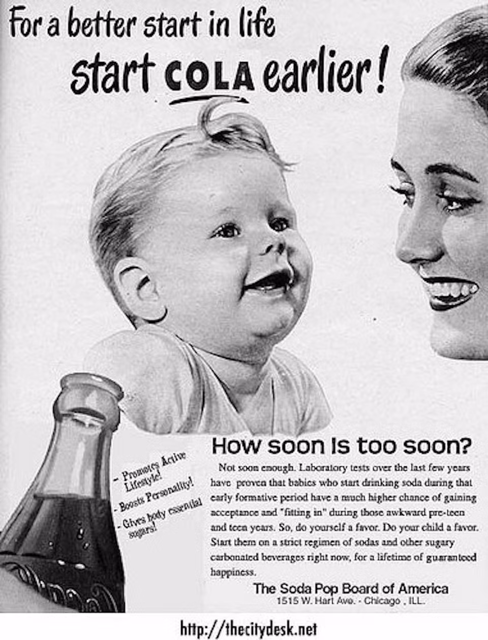 Thương hiệu Soda Pop của Mỹ có một ý tưởng tương tự như 7-Up's.