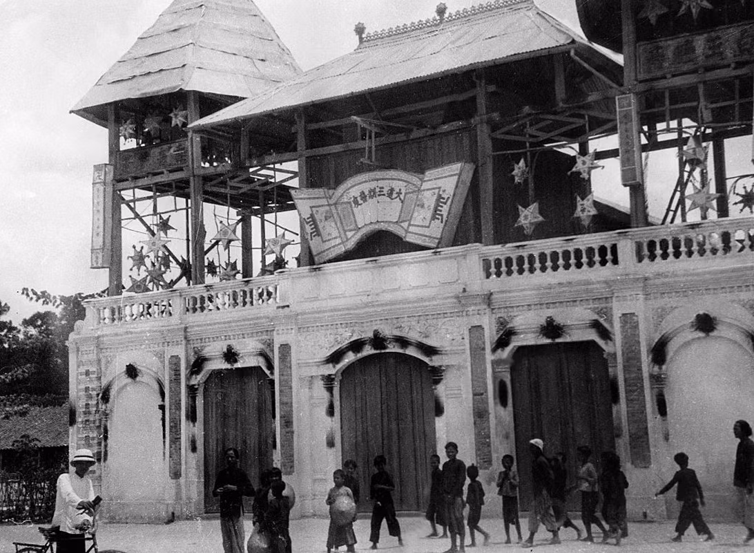 Cận cảnh tòa thánh Tây Ninh năm 1930, 4 năm sau khi đạo Cao Đài được sáng lập.