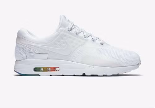 Air Max Zero của hãng Nike với màu trắng cổ điển.