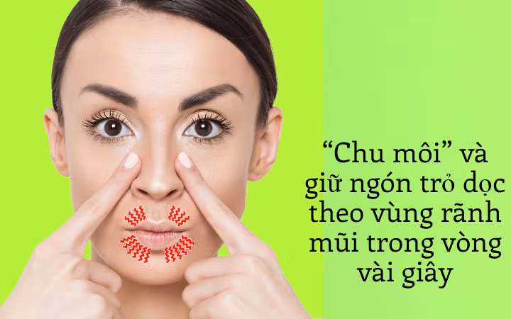 6. Động tác "chu môi"