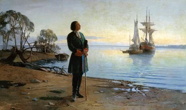 Vào năm 1718, thợ mộc Nikonov viết thư cho Sa hoàng Nga khi ấy là Peter Đại đế. Trong thư, ông nói rằng có thể đóng một con tàu đặc biệt di chuyển dưới nước và có khả năng tiêu diệt tàu địch bằng súng đại bác. Người thợ mộc này vô cùng tự tin với ý tưởng sáng chế ra vũ khí trên nên thậm chí còn nói rằng sẵn sàng trả giá bằng tính mạng nếu dự án thất bại.