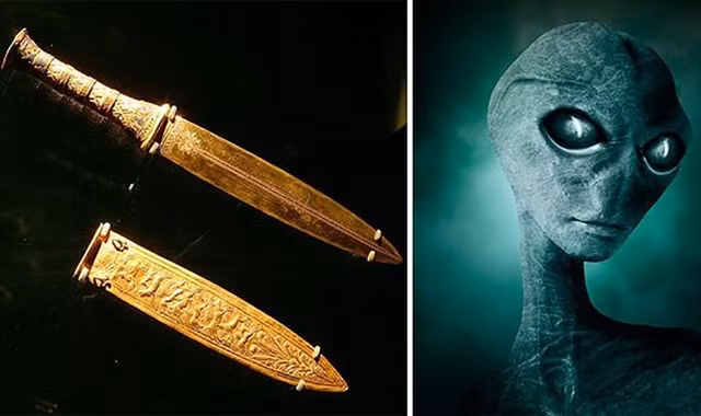 Từ đây, các chuyên gia đưa ra suy đoán con dao găm trong lăng mộ Vua Tutankhamun có thể là món đồ do người ngoài hành tinh tạo ra hoặc người Ai Cập vô tình tìm được loạt vật liệu của sinh vật ngoài Trái đất và dùng nó để rèn vũ khí.