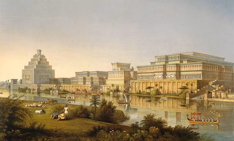 Thành phố này được vua Sargon của vương quốc Assyria cho xây dựng làm kinh đô mới vào năm 706 bằng nguồn của cải chiếm được từ nhiều quốc gia lân cận sau những cuộc xâm lược thành công.