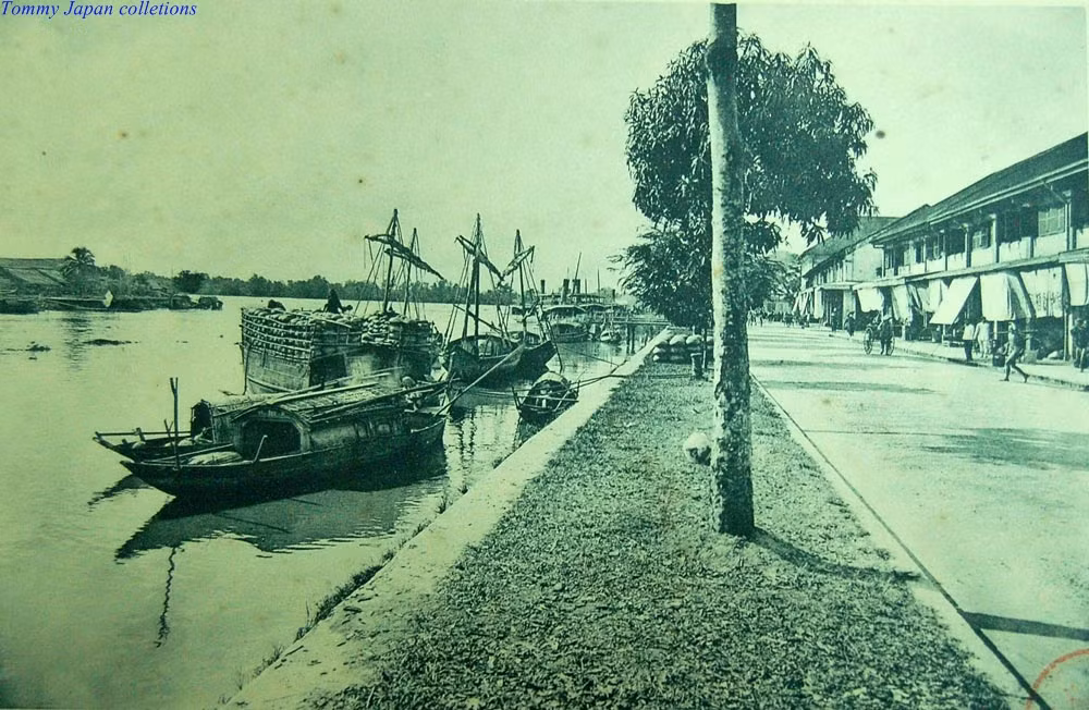 Bến tàu ở Mỹ Tho.