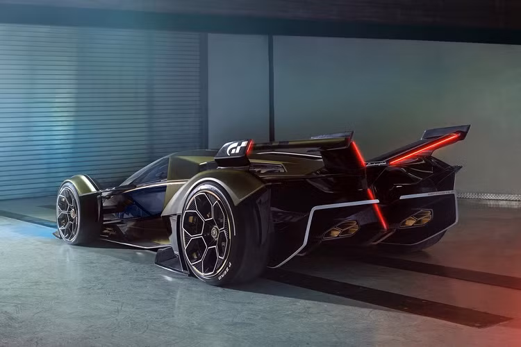 Lamborghini không công bố chi tiết các thông số kỹ thuật của Lambo V12 GT Vision Gran Turismo, tuy nhiên có thể thấy thân xe được sử dụng chủ yếu vật liệu sợi carbon để giảm tối đa khối lượng tổng thể.