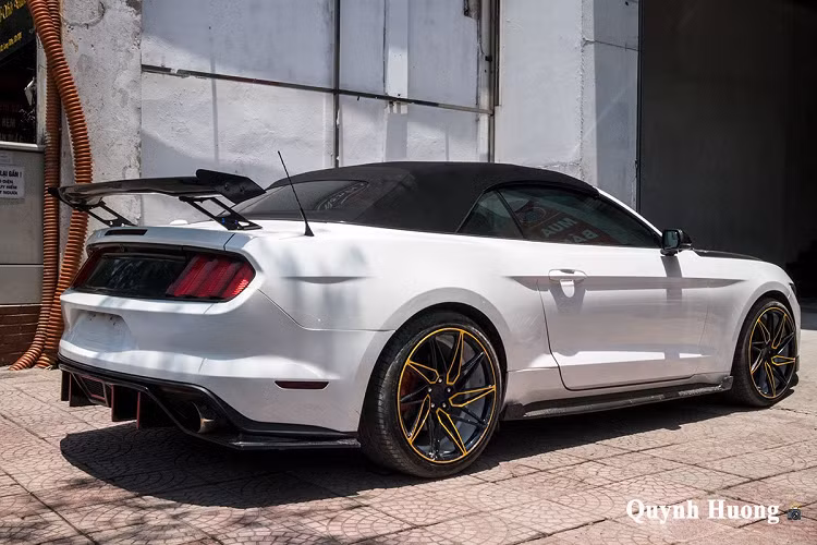 Theo tìm hiểu, chiếc Ford Mustang mui trần này về nước cách đây khoảng 3 năm và chủ nhân ở Sài Gòn đã bỏ ra khoảng 300 triệu đồng để nâng cấp gói bodykit độc đáo. Trong số này, cửa "cắt kéo" là một trong những chi tiết khiến tín đồ mộ điệu tỏ ra thích thú bởi nó gợi nhớ đến những chiếc xe thuộc thương hiệu xe thể thao Ý - Lamborghini. Riêng 2 cánh cửa của chiếc mui trần này cho đến nay vẫn chưa có chiếc Ford Mustang thứ 2 ở Việt Nam được nâng cấp theo phong cách rất riêng này.