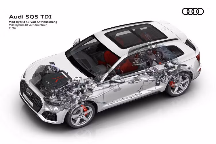 Công nghệ tăng áp điện của mẫu xe trước đây được Audi giữ lại trên lần nâng cấp này. Bộ tăng áp này cung cấp cho bộ tăng áp chính khí nạp kể cả khi động cơ vận hành ở tốc độ thấp, từ đó loại bỏ hiện tượng trễ tăng áp. Ở đời xe mới, hệ thống tăng áp điện (EPC) được tinh chỉnh lại, sử dụng rộng rãi ở nhiều dải vòng tua, mang đến sự phản hồi tốt hơn.