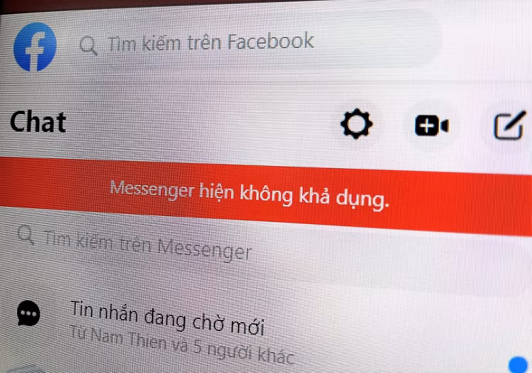 Facebook Messenger đang bị lỗi ở Việt Nam Facebook Messenger dang bi loi o Viet Nam