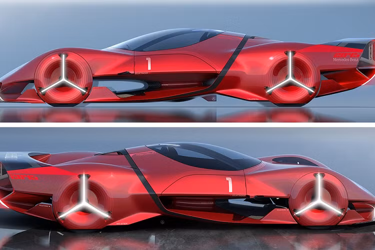 Với hệ thống đèn kiêm nhiệm luôn vai trò nhận diện thương hiệu, logo Mercedes-Benz không còn xuất hiện trên xe.