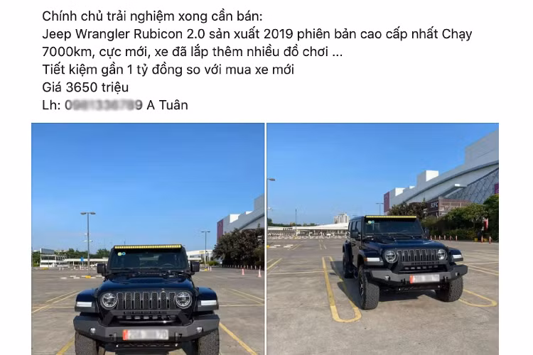 Jeep Wrangler phiên bản Unlimited Rubicon là một chiếc xe chơi dành cho những khách hàng thích đi off-road. Xe sở hữu khoảng sáng “cao ráo” có thể lội được nước tốt, đi kèm với góc tiếp cận trước/sau lớn. Cụ thể: Góc tiếp cận (approach angle) ở phần đầu xe đạt mức 44 độ; Góc vượt đỉnh dốc (breakover angle): 27,8 độ.; Góc thoát sau (departure angle): 37 độ; Khoảng sáng gầm đạt 276mm.; Khả năng lội nước ~760mm.