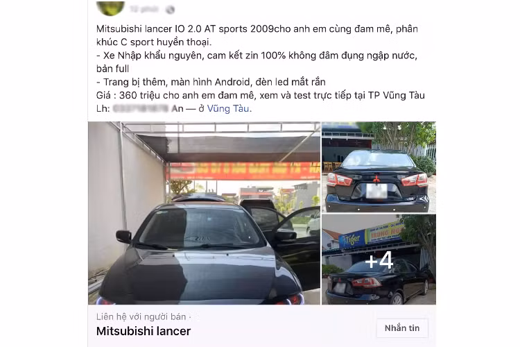 Bên dưới nắp ca-pô xe là động cơ xăng 4cyl thẳng hàng dung tích 2.0L (4B11), hút khí tự nhiên, cam đôi DOHC, MIVEC, cho công suất tối đa khoảng 155 mã lực tại 6.000 vòng/phút và mô-men xoắn cực đại 205Nm đạt được tại 4.250 vòng/phút.