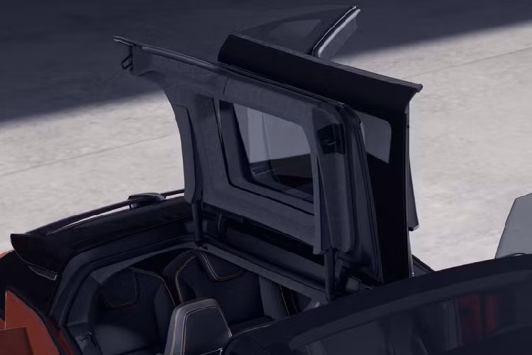 Một trong những phần hấp dẫn nhất trong thiết kế của HiPhi X 6 cửa mới này chính là cặp cửa sau kiểu cánh chim mới. Thực chất, cơ chế hoạt động của cặp cửa này là sự kết hợp giữa cửa tự sát và cửa cánh chim.