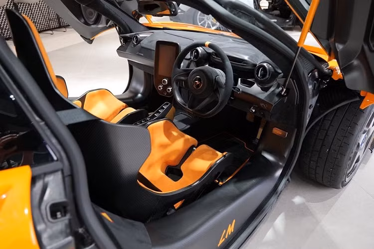 Một số điểm nhấn bên ngoài của siêu xe McLaren Senna phiên bản LeMans bao gồm ký hiệu LM bên hông cánh gió đuôi bằng carbon khổng lồ hay bên hông sườn xe như dấu hiệu nhận biết so với McLaren Senna tiêu chuẩn và McLaren Senna GTR. Ngoài ra còn phải kể đến xe có nhiều chi tiết thiết kế khác biệt từ đèn pha, cản va trước/sau, ốp sườn, mâm hay hốc gió trên vòm bánh xe.
