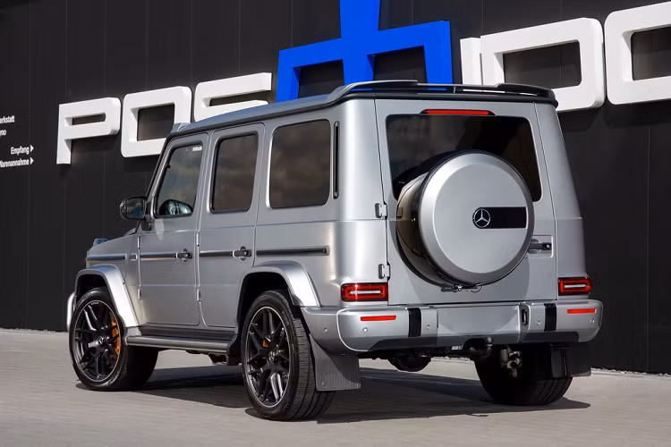 Posaidon giữ nguyên thiết kế vuông vức ở phần đuôi của Mercedes-AMG G63.