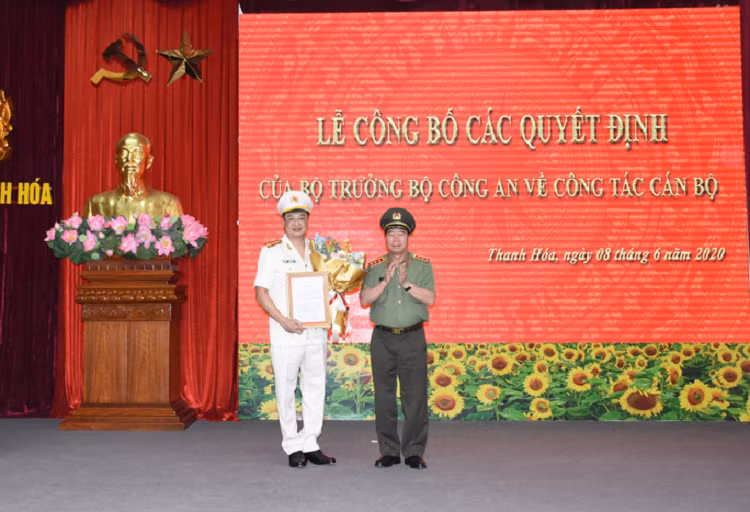 Phó Cục trưởng A05 đảm nhận vị trí Giám đốc Công an Thanh Hóa Pho Cuc truong A05 dam nhan vi tri Giam doc Cong an Thanh Hoa