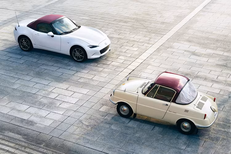 Các dòng xe được Mazda lựa chọn đưa vào bộ sưu tập kỷ niệm 100 năm ra đời của mình gồm gần như toàn bộ dải sản phẩm hiện có của hãng, từ Mazda2, Mazda3 cho tới CX-5, CX-8 hay MX-5.