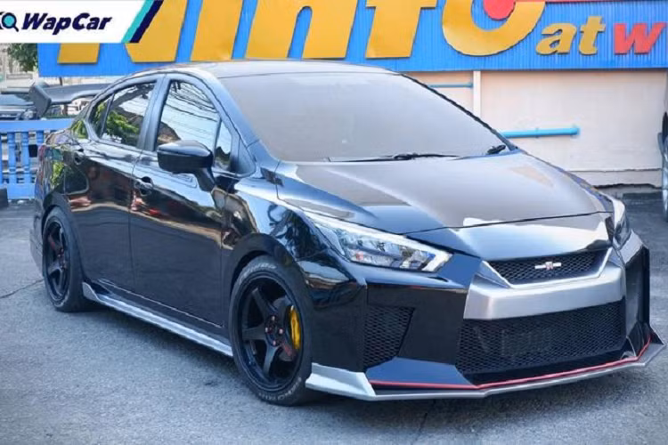 Nissan Sunny 2021 len doi bodykit GT-R, 