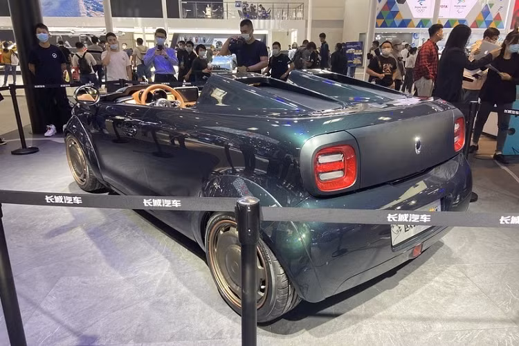 ORA Black Cat Speedster là một biến bản 2 cửa, không nóc xe điện rồ của mẫu hatchback chạy điện Black Cat có sẵn. Thiết kế ngoại thất của nó được truyền cảm hứng bởi xe speedster trong thập niên 1960, song ORA đã đưa thêm những chi tiết khác biệt điên rồ của riêng mình.