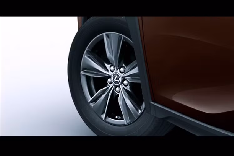 Về ngoại thất, mẫu xe crossover Lexus UX250h Brown Edition có 5 màu, thêm lựa chọn màu Amber Crystal Shine. Phiên bản đặc biệt của dòng crossover này sử dụng bộ la-zăng 17 inch, các chấu sơn màu xám kim loại đen (Dark Gray Metallic).