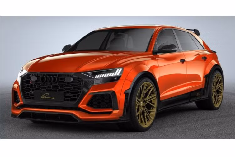 Chiếc SUV hàng đầu còn có thêm hệ thống ống xả thể thao bốn ống pô đem đến những âm thanh mạnh mẽ hơn. Không có số liệu hiệu suất nào được công bố, nhưng chắc chắn nó sẽ được cải thiện nhẹ so với thời gian tăng tốc 0 - 100 km/h trong 3.8 giây của Audi RS Q8 thông thường.