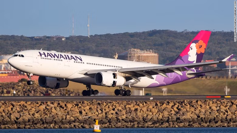 Hãng hàng không Hawaiian Airlines được đánh giá 7 sao về độ an toàn.