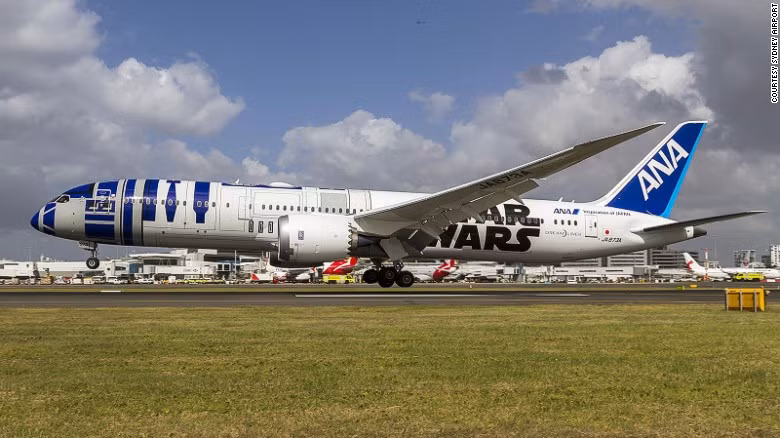 All Nippon Airways (ANA), hãng hàng không lớn nhất của Nhật Bản, cũng góp mặt trong danh sách này.
