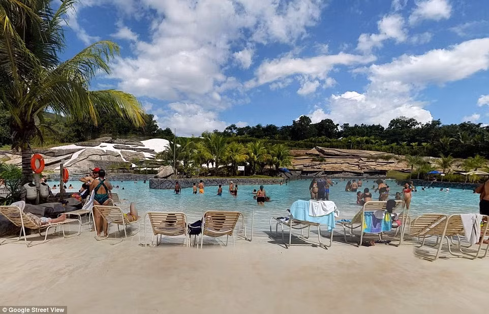 Công viên nước Hot Park ở Rio Quente ở Brazil.