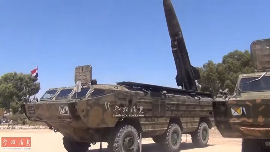 Toàn cảnh tổ hợp phóng tên lửa Scarab B của Syria vừa được viện trợ từ Nga. Nguồn ảnh: Xiaoxi.