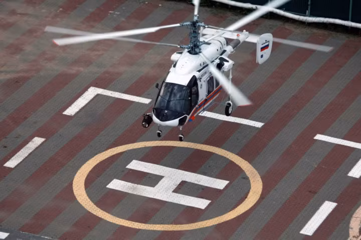 Trực thăng Ka-226T có thể được lắp đặt các loại vũ khí tự động cỡ nhỏ. Ảnh: russianhelicopters.