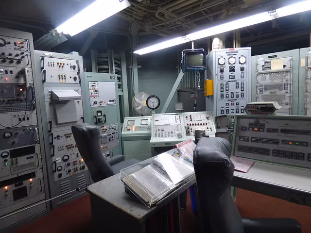 Phòng điều khiển tên lửa bên trong căn cứ. Nguồn ảnh: Dailykos.
