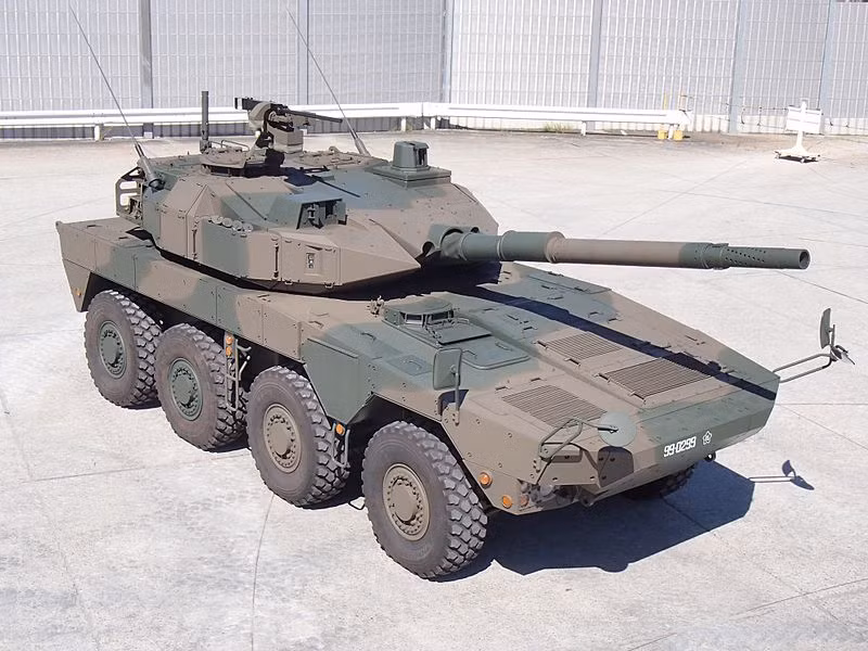 Ưu điểm của pháo tự hành chống tăng Type 16MCV đó là nó có trọng lượng khá nhẹ với thiết kế gọn, có thể được triển khai bằng máy bay quân sự một cách dễ dàng tới nhiều nơi trên lãnh thổ Nhật Bản trong thời gian ngắn. Nguồn ảnh: Wiki.