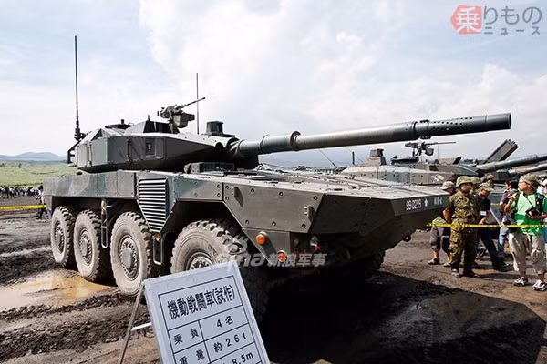 Có trọng lượng khoảng 26 tấn, pháo tự hành chống tăng mới nhất của Nhật Bản có thiết kế như một xe thiết giáp chở quân và được trang bị một pháo chính cỡ nòng 105 mm. Nguồn ảnh: Sina.