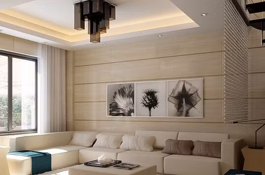 Thứ ba: Tránh đèn chiếu trực tiếp hoặc quá gần với sofa sẽ khiến tâm trạng của người ngồi trên sofa lo lắng, căng thẳng, đầu óc không tỉnh táo ngồi không vững.