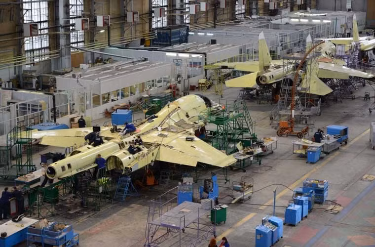 Các máy bay Su-34 đã thành hình.