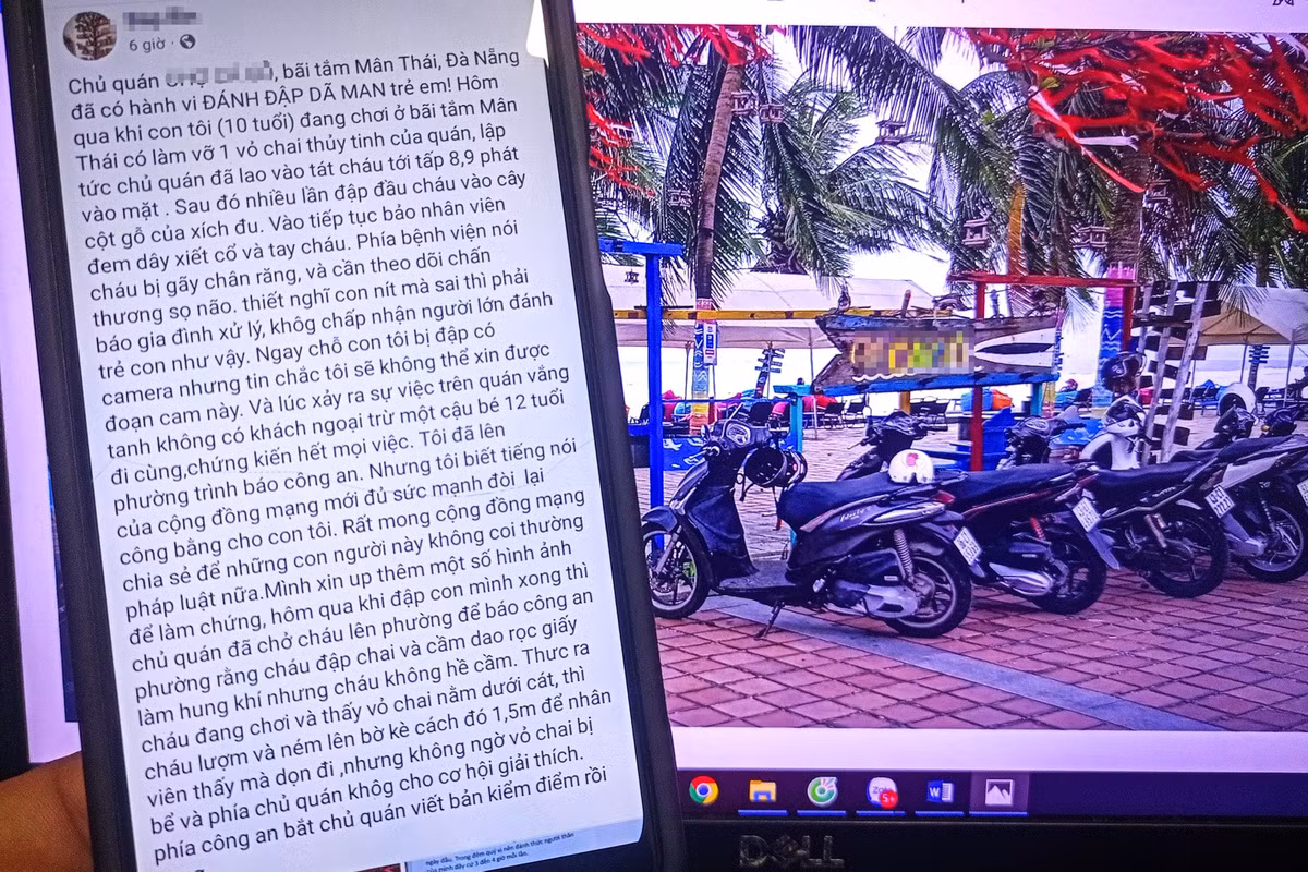 Đà Nẵng: Chủ quán cà phê bị tố hành hung bé trai 10 tuổi Da Nang: Chu quan ca phe bi to hanh hung be trai 10 tuoi