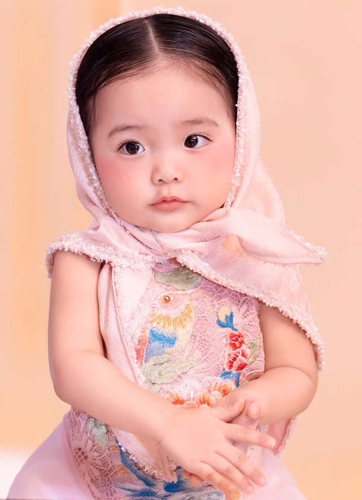 Cộng đồng mạng không khỏi xuýt xoa trước những hình ảnh siêu đáng yêu của bé Lisa, con gái 18 tháng tuổi của Khánh Thi và Phan Hiển, khi hóa thân thành ca sĩ Hòa Minzy trong MV đình đám "Bắc Bling".