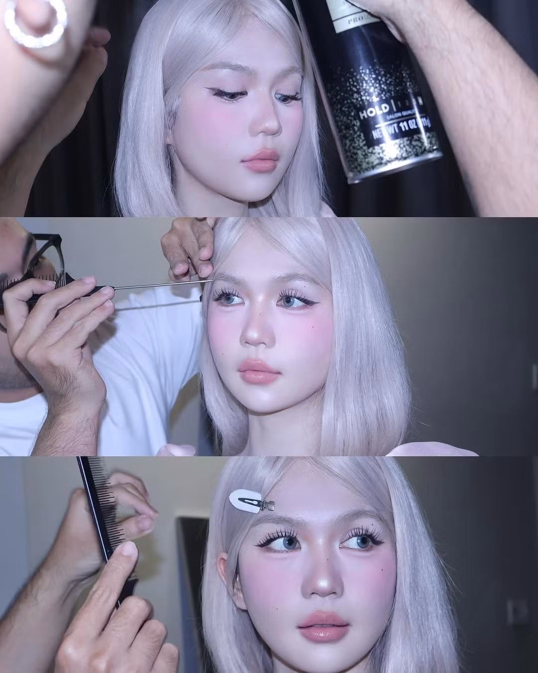 Mái tóc bạch kim gần đây được Ngọc Trinh yêu thích trong các concept của những bộ ảnh mới.