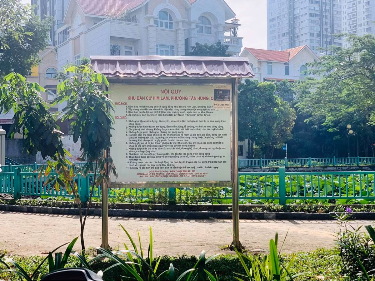 Được biết, KDC Him Lam (phường Tân Hưng, quận 7) là khu biệt thư cao cấp ở TPHCM.